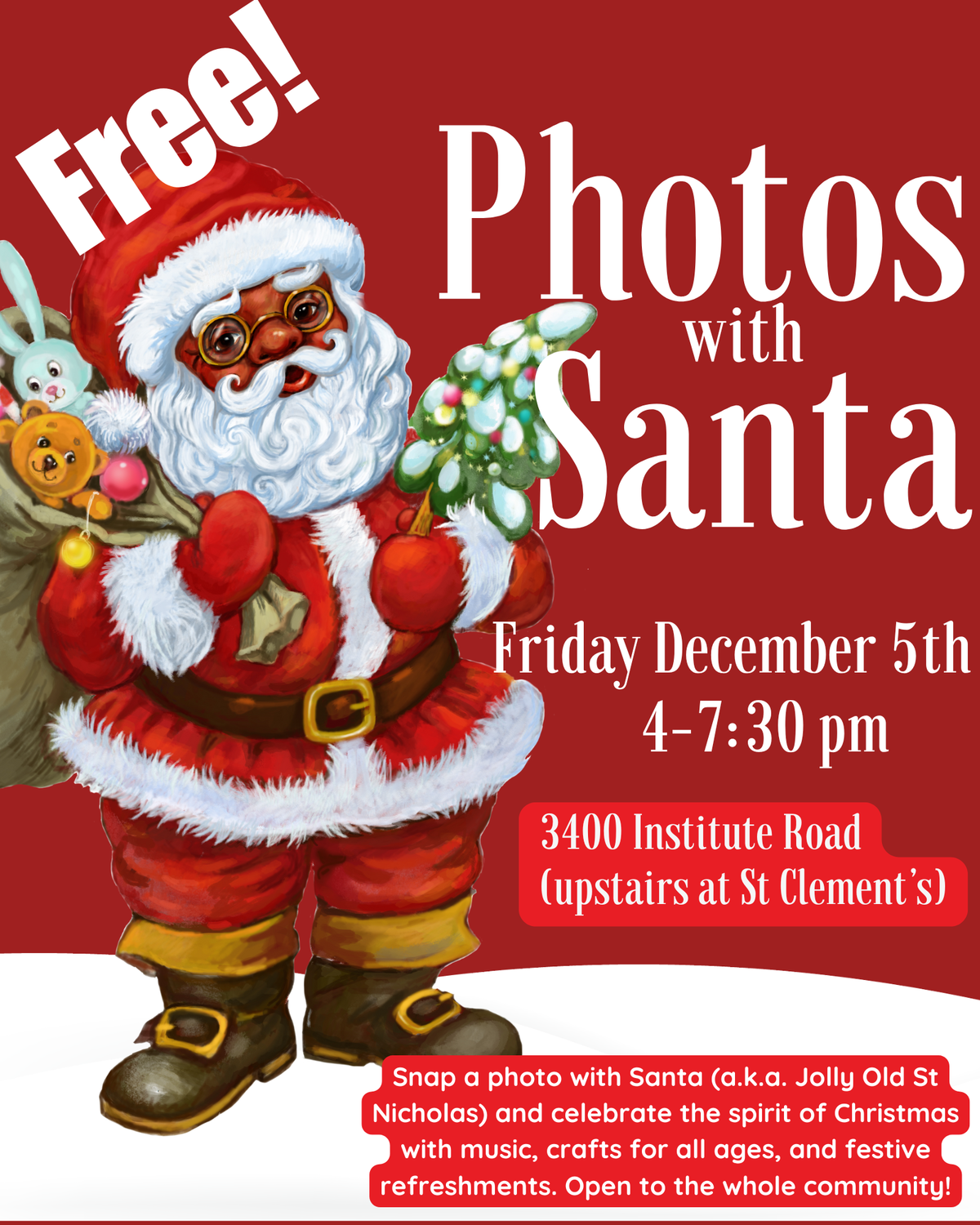 Photos with Santa! | Children, Youth and Families | St. Clement's ...
